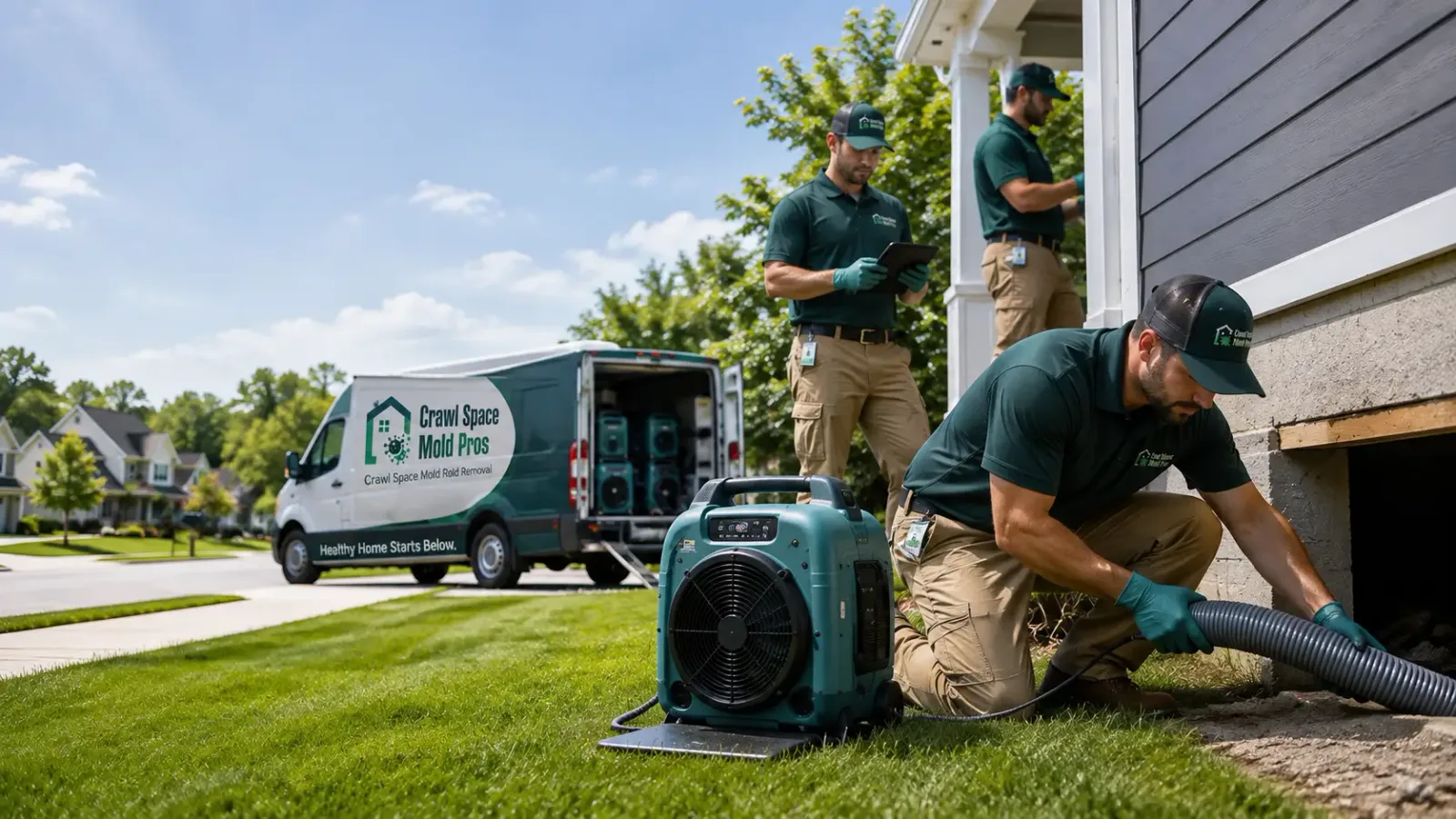 Crawl Space Mold Removal in Moira, NY